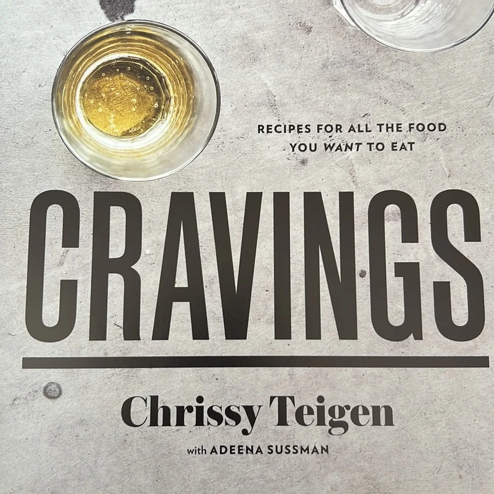 Cravings By Chrissy Teigen Hardcover Cookbook with Recipe Favorites